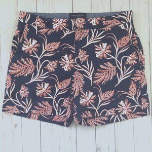 Banana Republic Floral Mid Rise Shorts Size 0